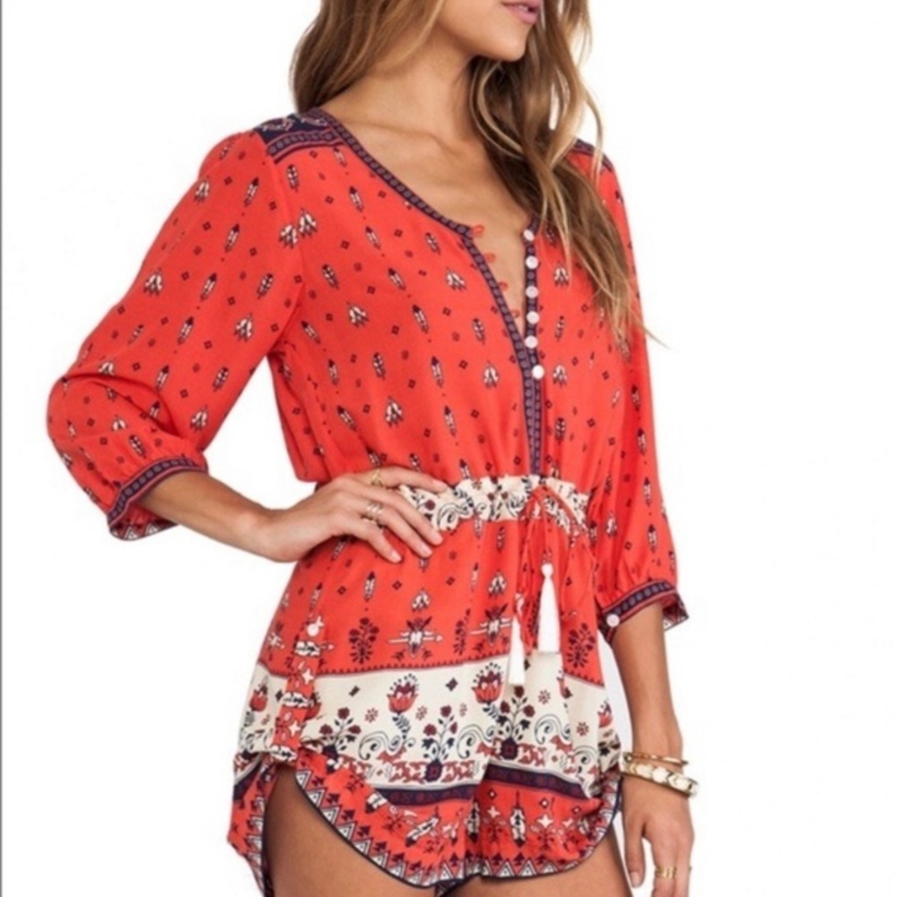 Spell & Gypsy Desert Wanderer Playsuit Sunset F120